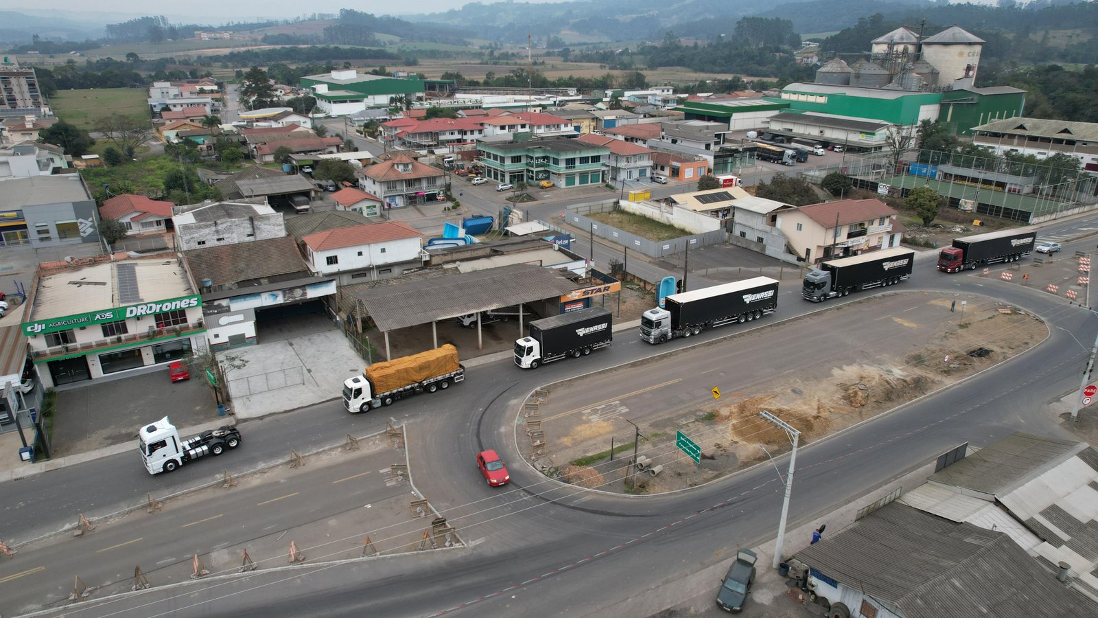 Frota Venassi em operação em Pouso Redondo